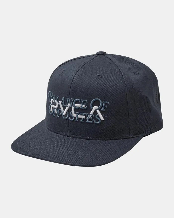 RVCA Hats Beanies Boy039s Big Balance Snapback Hat Garage Blue 8211 Boys