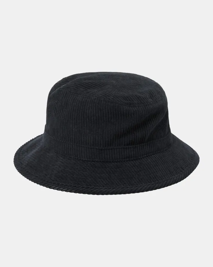 RVCA Hats Beanies Chunky Cord Bucket Hat Pirate Black 8211 Men