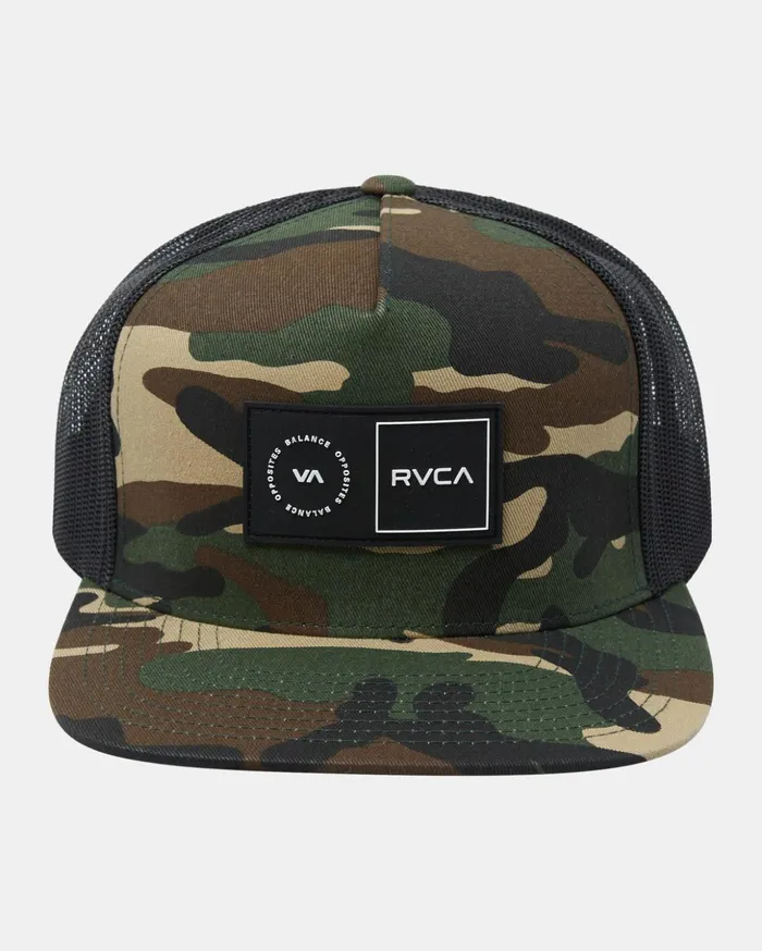 RVCA Hats Beanies Platform Trucker Hat Camo 8211 Men