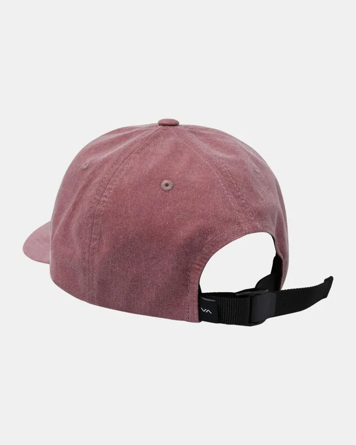 RVCA Hats Beanies PTC Six Panel Baseball Hat Oxblood Red 8211 Men