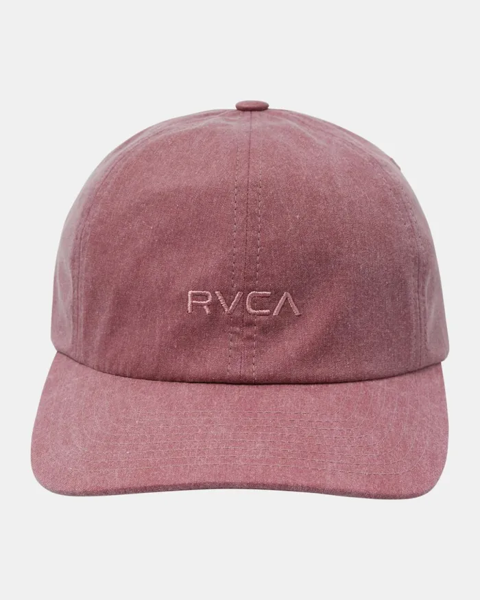 RVCA Hats Beanies PTC Six Panel Baseball Hat Oxblood Red 8211 Men