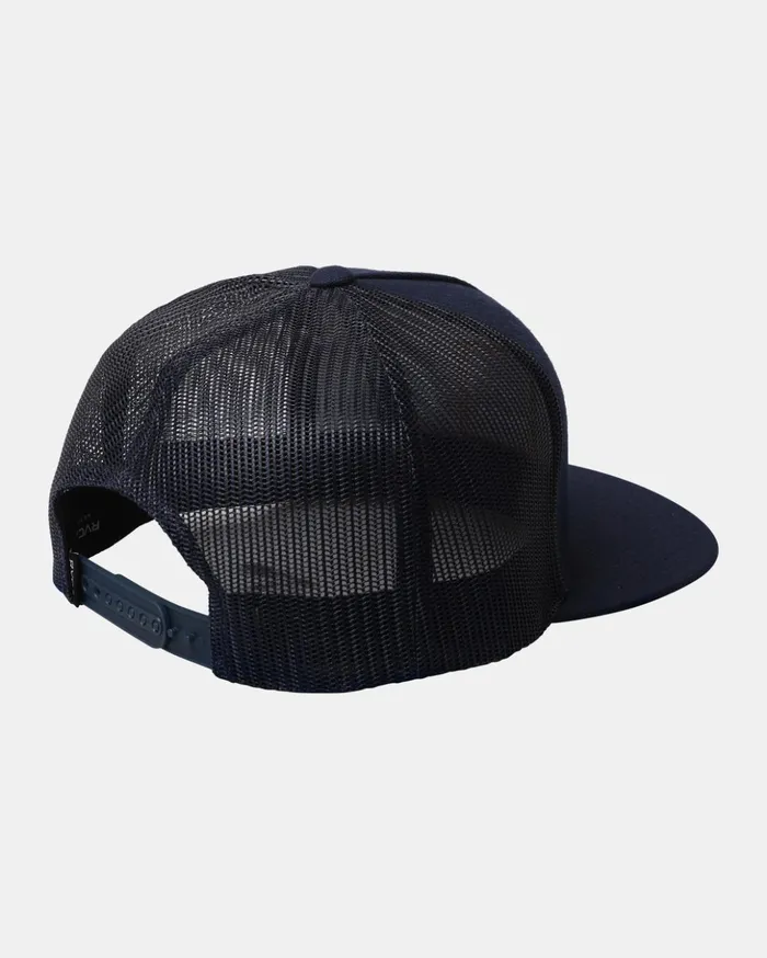 RVCA Hats Beanies VA All The Way Trucker Hat Moody Blue 8211 Men