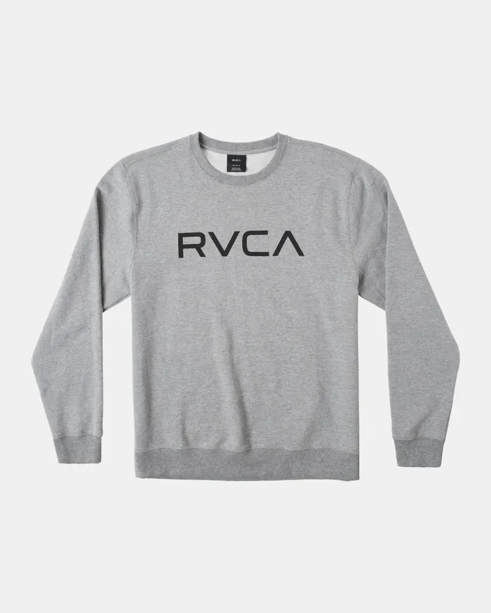 RVCA Hoodies Sweatshirts Big RVCA Crewneck Sweatshirt Athletic Heather 8211 Men RVCA Hoodies Sweatshirts Big RVCA Crewneck Sweatshirt Athletic Heather 8211 Men