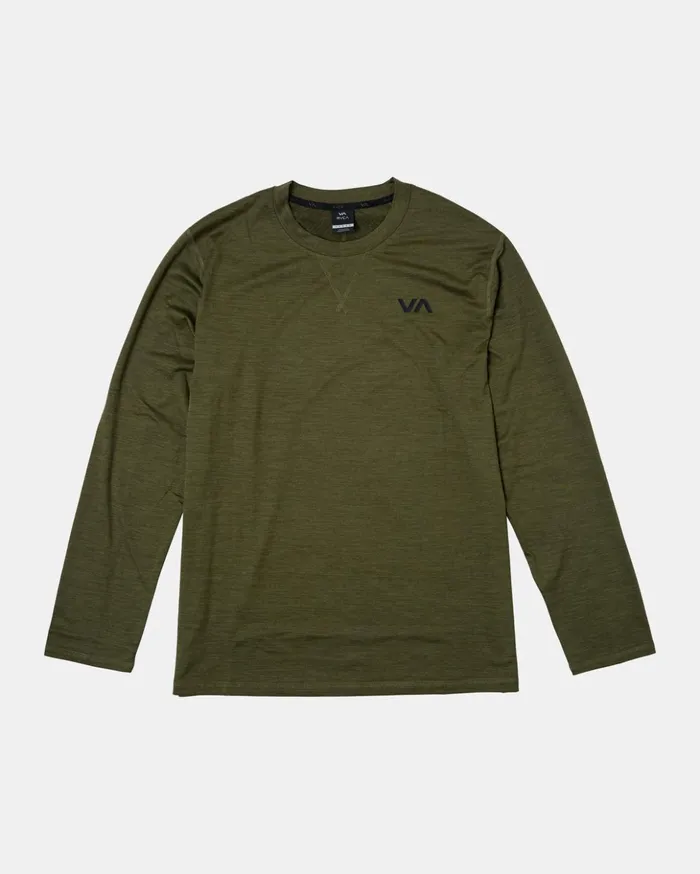 RVCA Hoodies Sweatshirts CAble Crewneck Sweater Olive 8211 Men