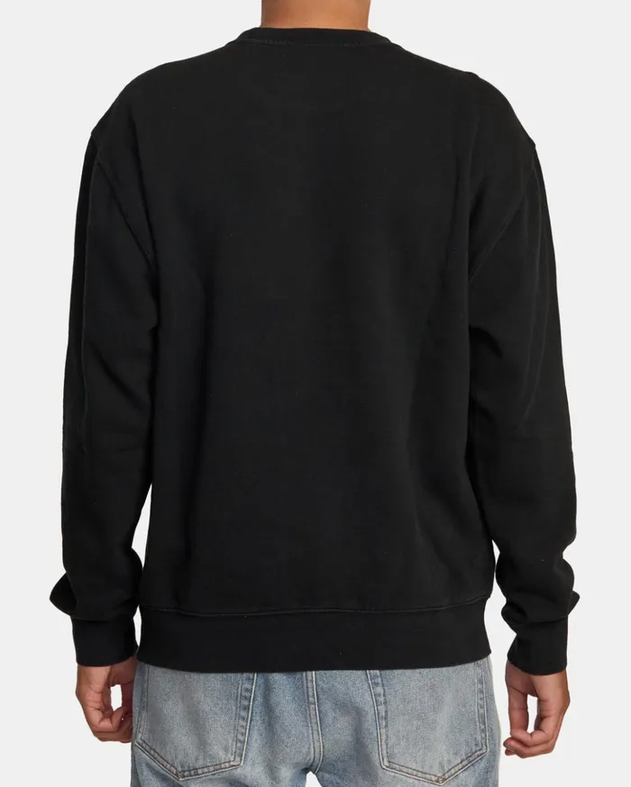 RVCA Hoodies Sweatshirts Ptc Sweatshirt Black 8211 Men