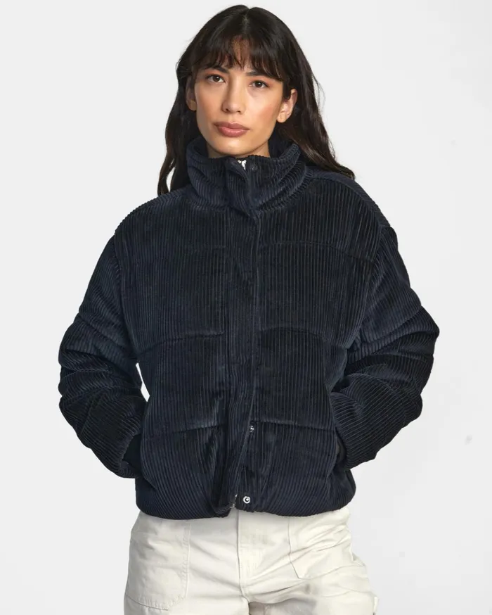 RVCA Jackets Eezeh Puffer JACKET Rvca Black 8211 Women
