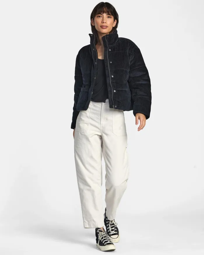 RVCA Jackets Eezeh Puffer JACKET Rvca Black 8211 Women