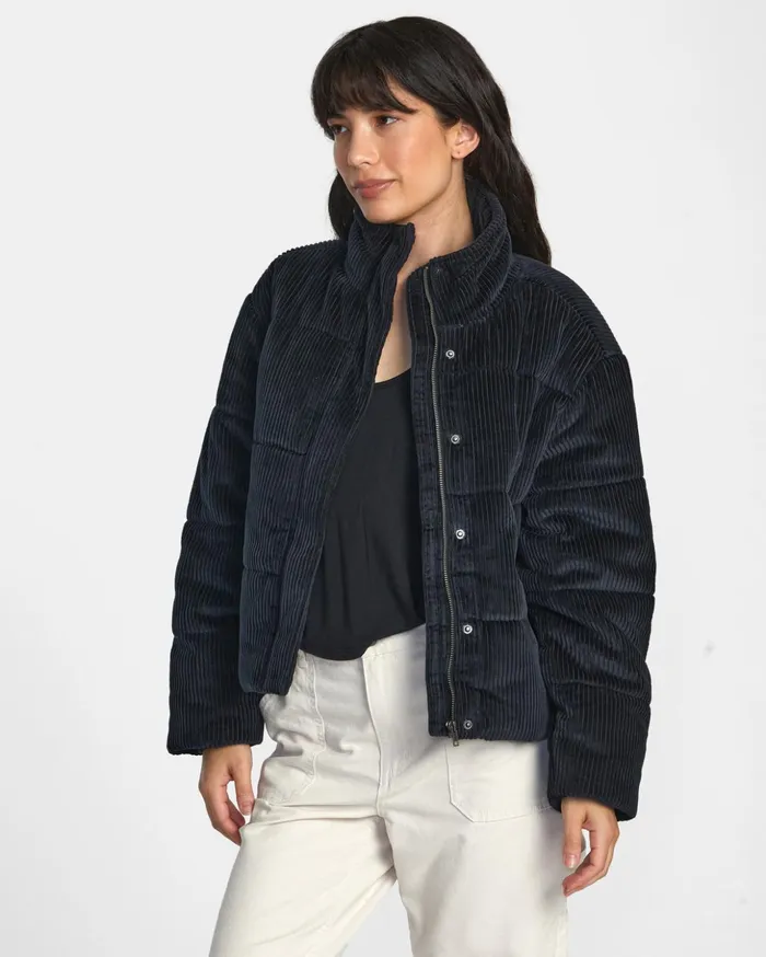 RVCA Jackets Eezeh Puffer JACKET Rvca Black 8211 Women