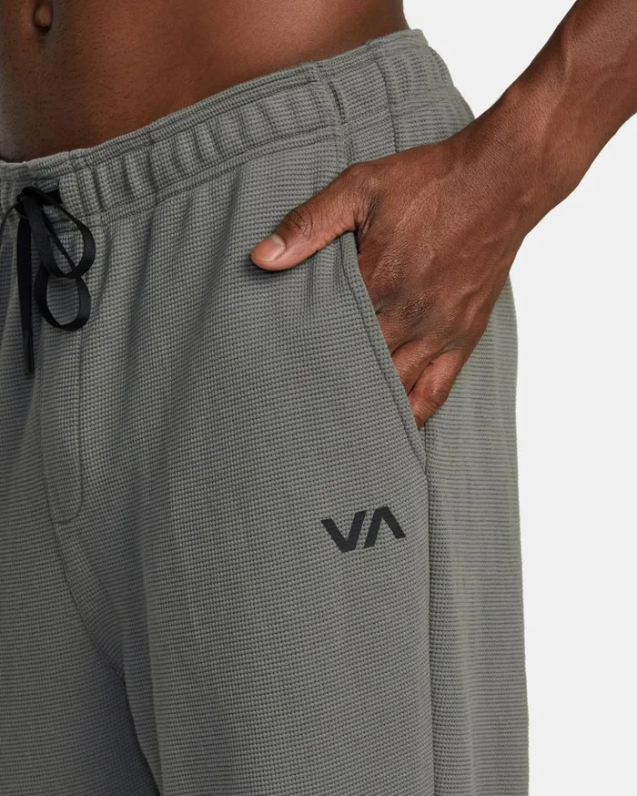 RVCA Pants CAble Waffle Knit Joggers Olive 8211 Men