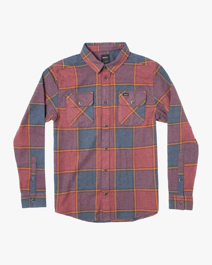 RVCA Shirts Flannels Boy039s That039ll Work Flannel New Moody 8211 Boys