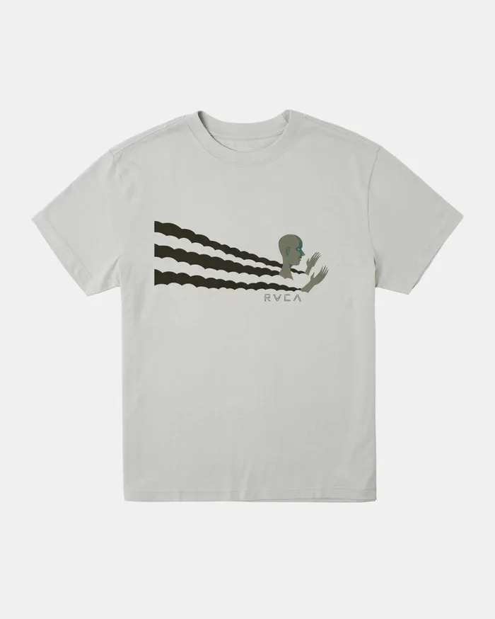 RVCA Short Sleeves Ed Templeton Trip Out Tee Mirage 8211 Men