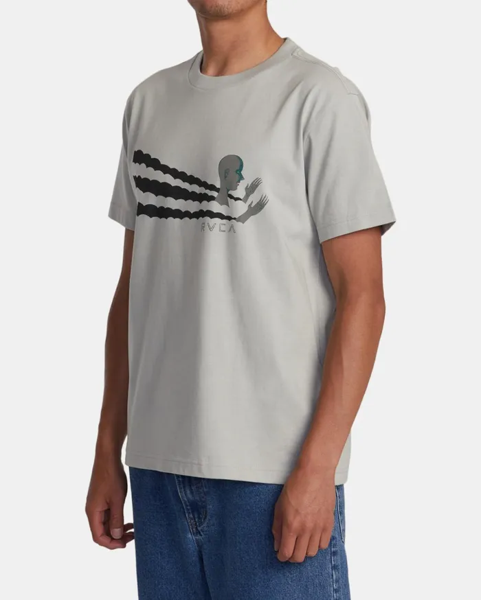 RVCA Short Sleeves Ed Templeton Trip Out Tee Mirage 8211 Men