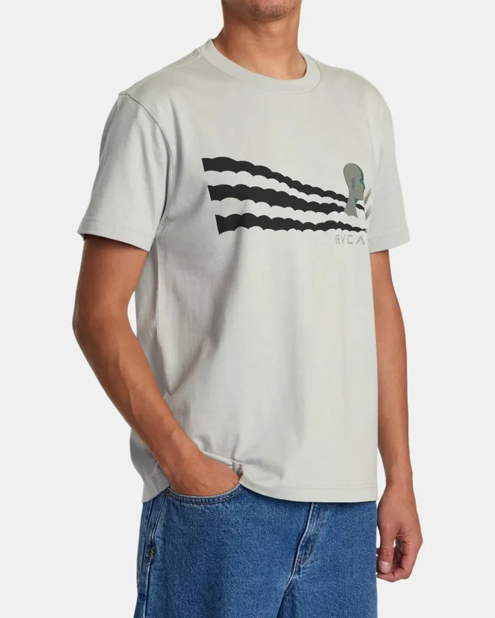 RVCA Short Sleeves Ed Templeton Trip Out Tee Mirage 8211 Men
