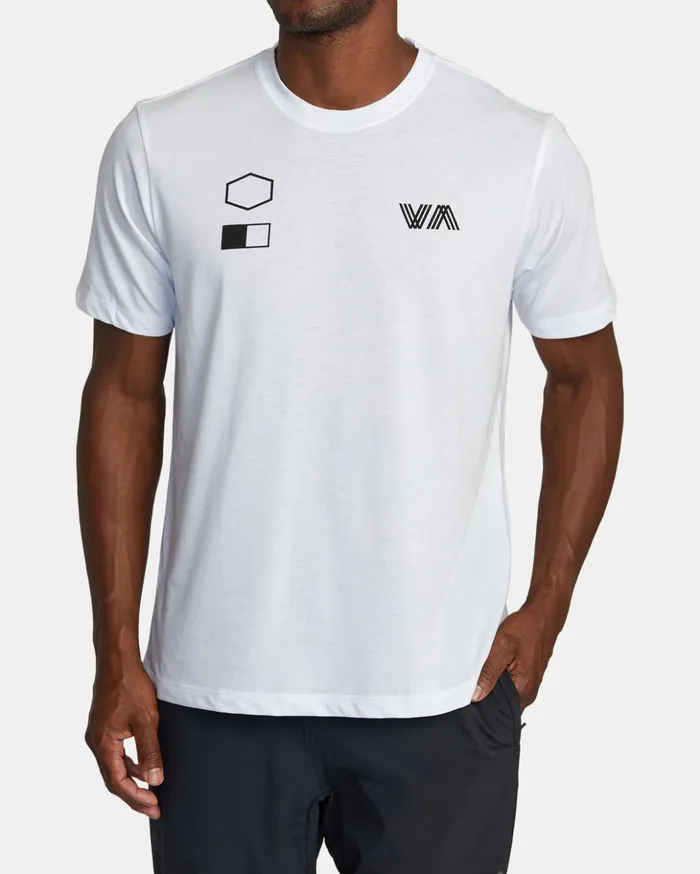 RVCA Short Sleeves RVCA Copy TShirt White 8211 Men