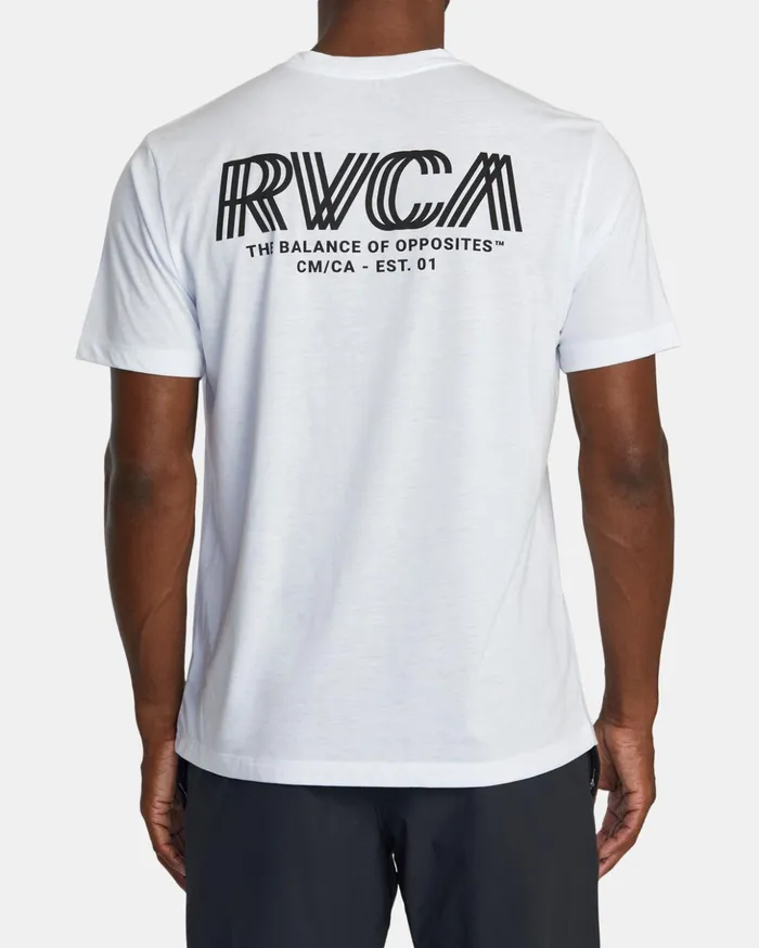 RVCA Short Sleeves RVCA Copy TShirt White 8211 Men