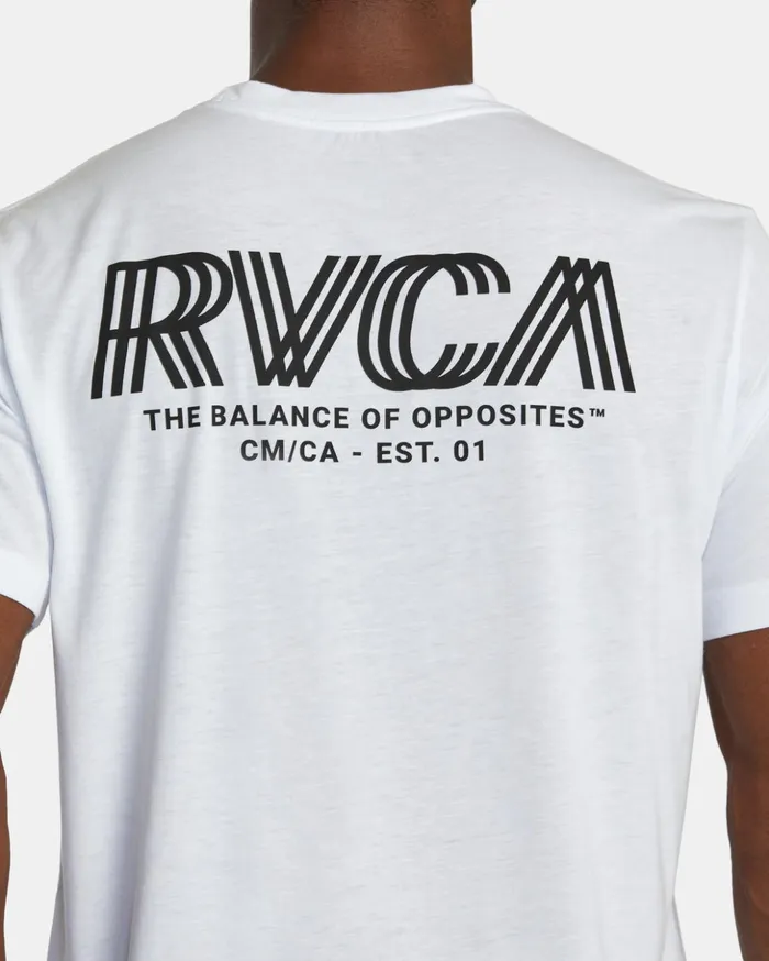 RVCA Short Sleeves RVCA Copy TShirt White 8211 Men