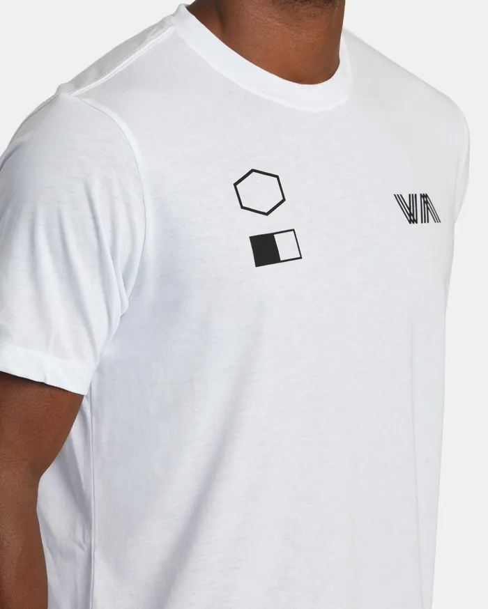RVCA Short Sleeves RVCA Copy TShirt White 8211 Men