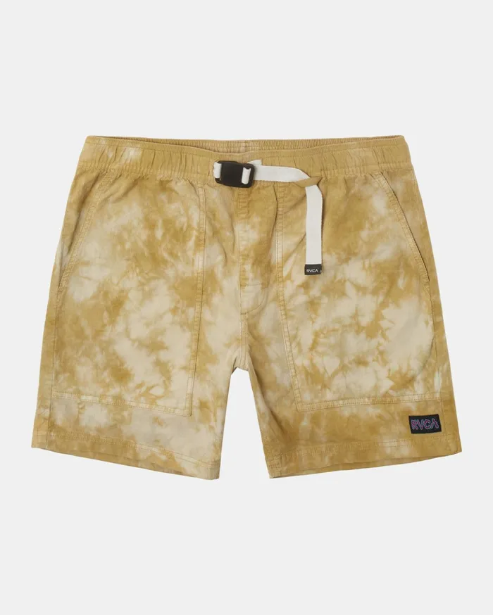 RVCA Shorts Hybrids Civic Bleached 18034 Elastic Shorts Butterscotch 8211 Men RVCA Shorts Hybrids Civic Bleached 18034 Elastic Shorts Butterscotch 8211 Men