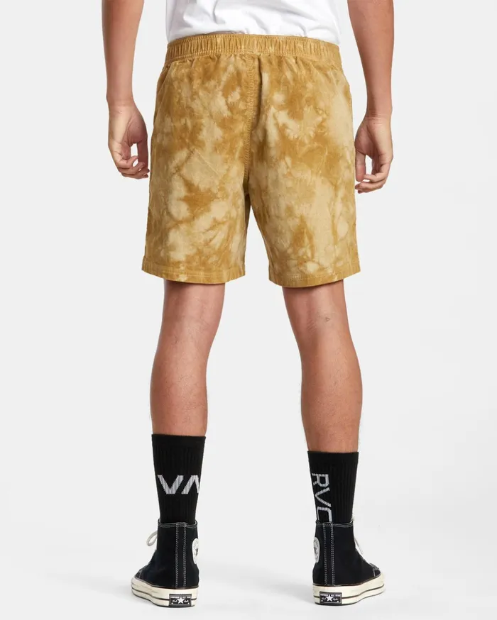 RVCA Shorts Hybrids Civic Bleached 18034 Elastic Shorts Butterscotch 8211 Men RVCA Shorts Hybrids Civic Bleached 18034 Elastic Shorts Butterscotch 8211 Men