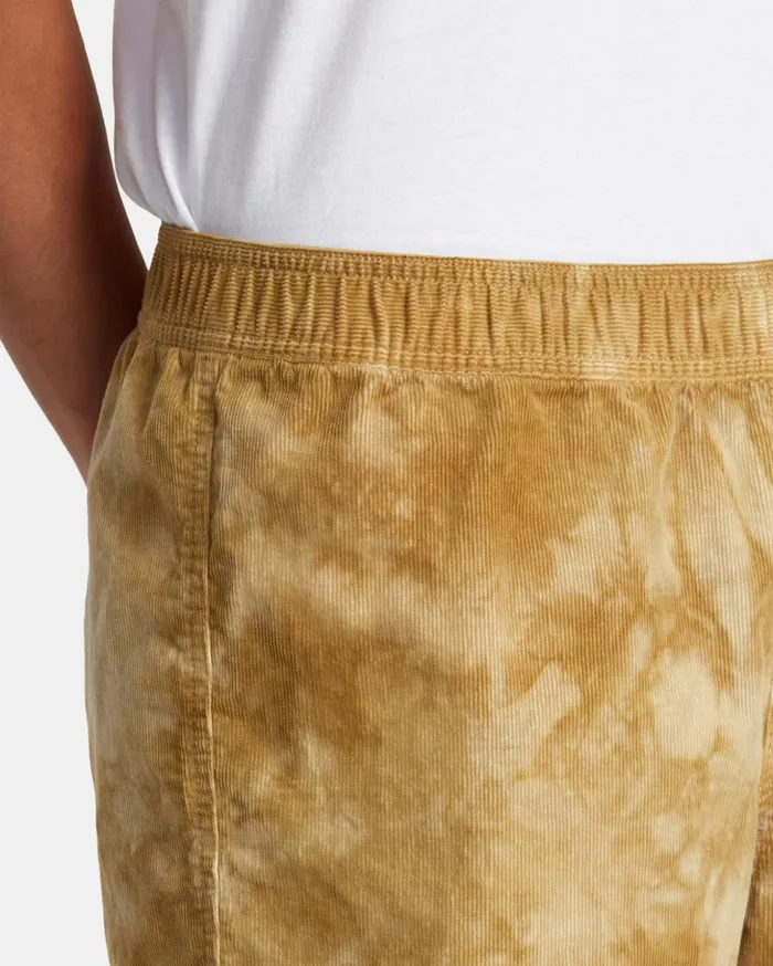 RVCA Shorts Hybrids Civic Bleached 18034 Elastic Shorts Butterscotch 8211 Men RVCA Shorts Hybrids Civic Bleached 18034 Elastic Shorts Butterscotch 8211 Men