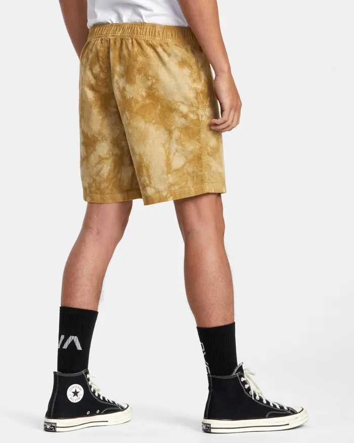 RVCA Shorts Hybrids Civic Bleached 18034 Elastic Shorts Butterscotch 8211 Men RVCA Shorts Hybrids Civic Bleached 18034 Elastic Shorts Butterscotch 8211 Men