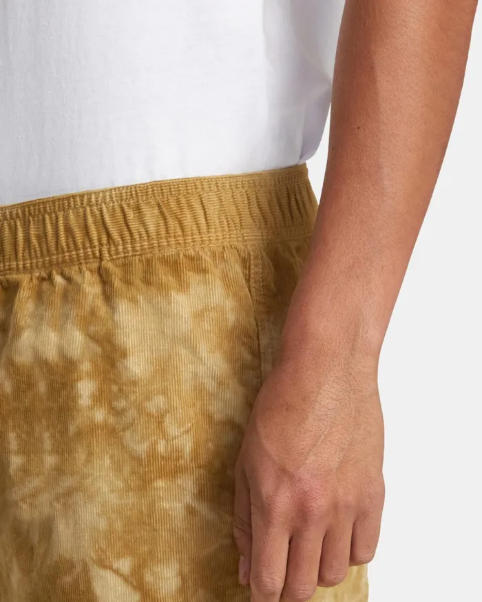 RVCA Shorts Hybrids Civic Bleached 18034 Elastic Shorts Butterscotch 8211 Men RVCA Shorts Hybrids Civic Bleached 18034 Elastic Shorts Butterscotch 8211 Men