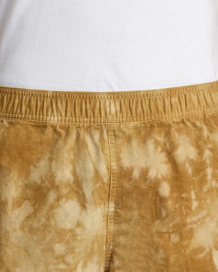 RVCA Shorts Hybrids Civic Bleached 18034 Elastic Shorts Butterscotch 8211 Men RVCA Shorts Hybrids Civic Bleached 18034 Elastic Shorts Butterscotch 8211 Men