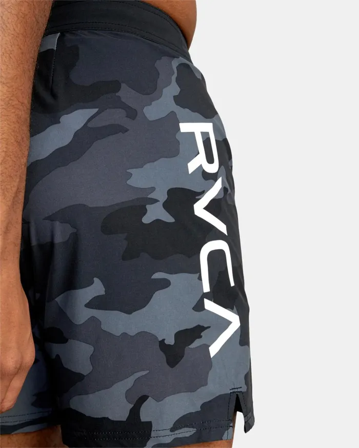 RVCA Shorts Hybrids Fight Scrapper Elastic Waist Walkshorts 15034 Grey Camo 8211 Men RVCA Shorts Hybrids Fight Scrapper Elastic Waist Walkshorts 15034 Grey Camo 8211 Men