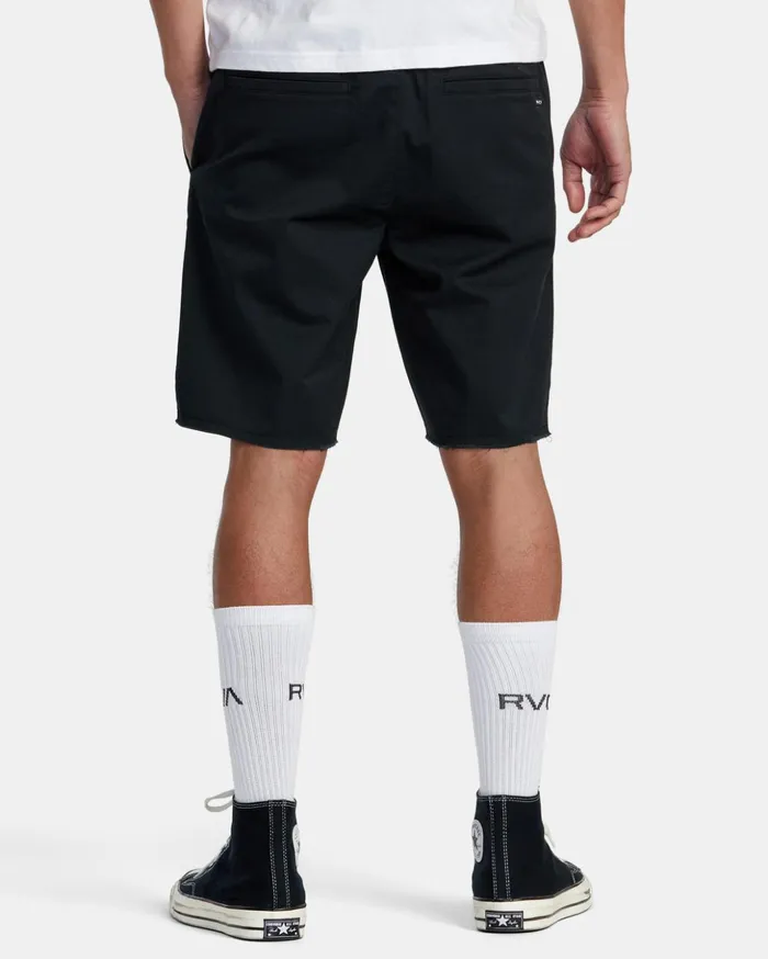 RVCA Shorts Hybrids Weekend Elastic Waist Shorts Black 8211 Men