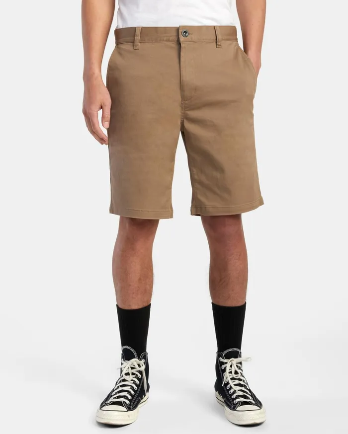 RVCA Shorts Hybrids Weekend Stretch Shorts Dark Khaki 8211 Men