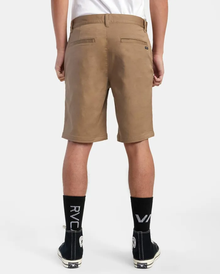RVCA Shorts Hybrids Weekend Stretch Shorts Dark Khaki 8211 Men