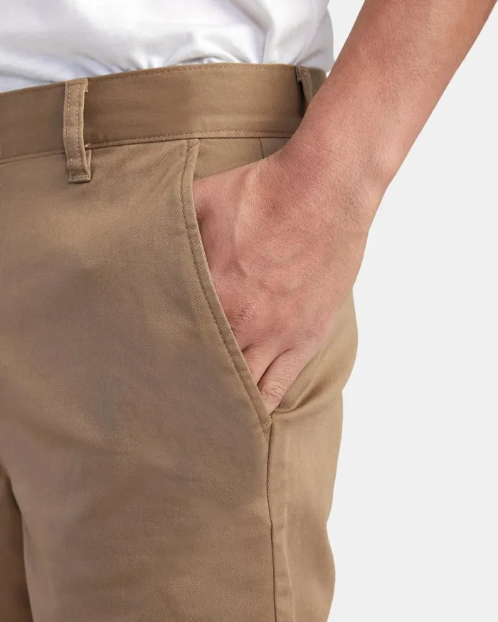RVCA Shorts Hybrids Weekend Stretch Shorts Dark Khaki 8211 Men