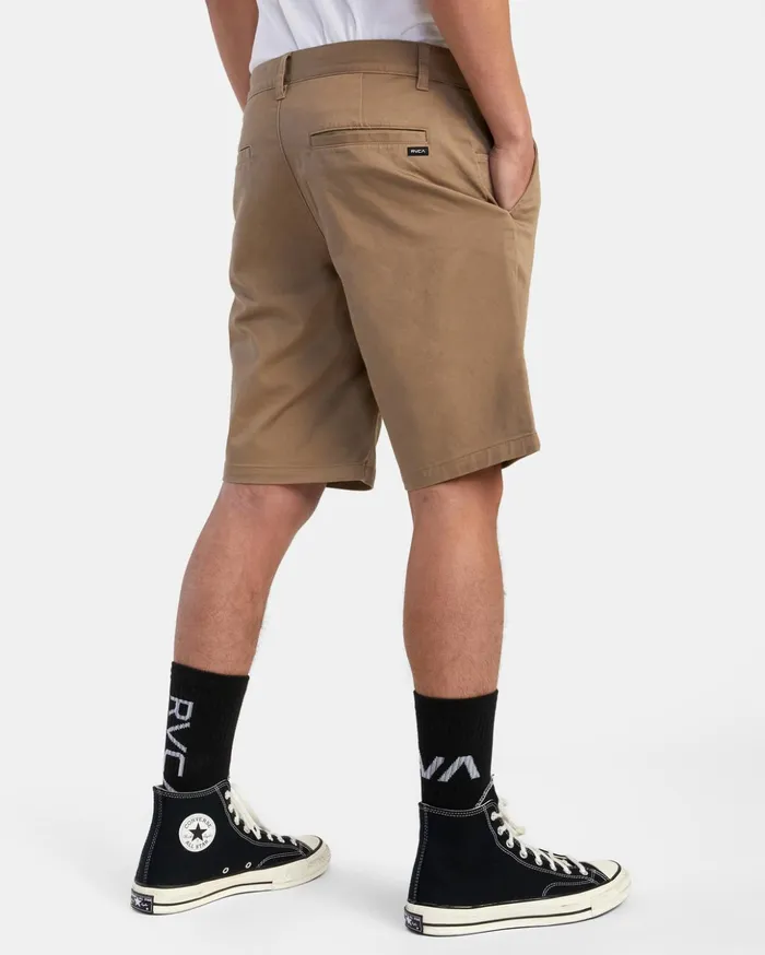 RVCA Shorts Hybrids Weekend Stretch Shorts Dark Khaki 8211 Men
