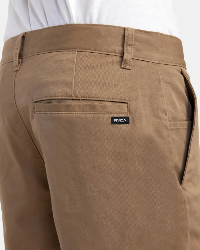 RVCA Shorts Hybrids Weekend Stretch Shorts Dark Khaki 8211 Men