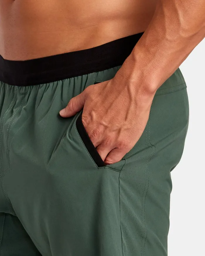 RVCA Shorts Hybrids Yogger Plus 18034 Training Shorts Dark Cactus 8211 Men