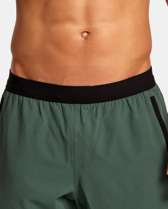 RVCA Shorts Hybrids Yogger Plus 18034 Training Shorts Dark Cactus 8211 Men