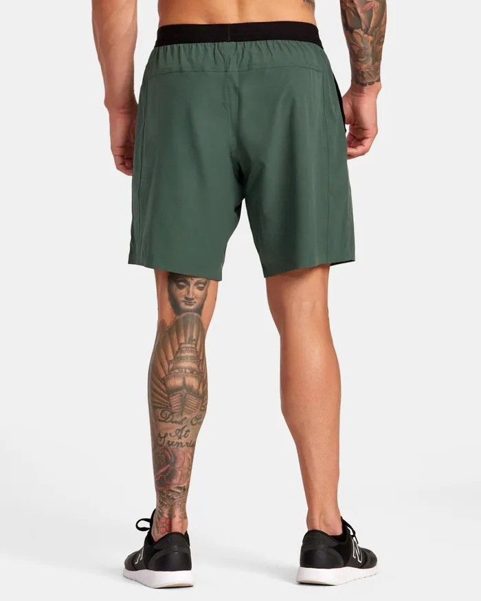 RVCA Shorts Hybrids Yogger Plus 18034 Training Shorts Dark Cactus 8211 Men