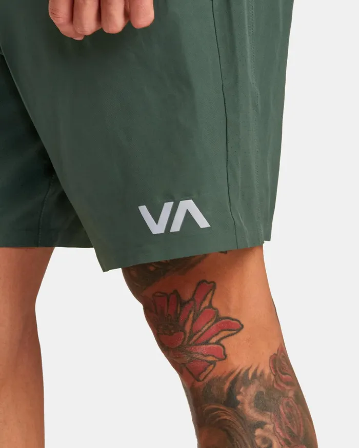 RVCA Shorts Hybrids Yogger Plus 18034 Training Shorts Dark Cactus 8211 Men