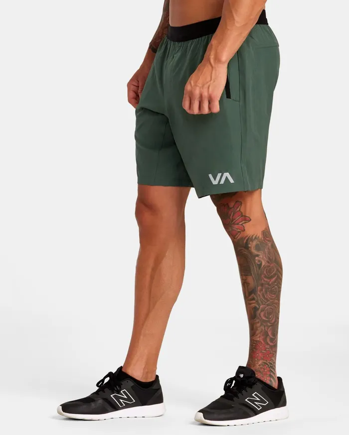 RVCA Shorts Hybrids Yogger Plus 18034 Training Shorts Dark Cactus 8211 Men