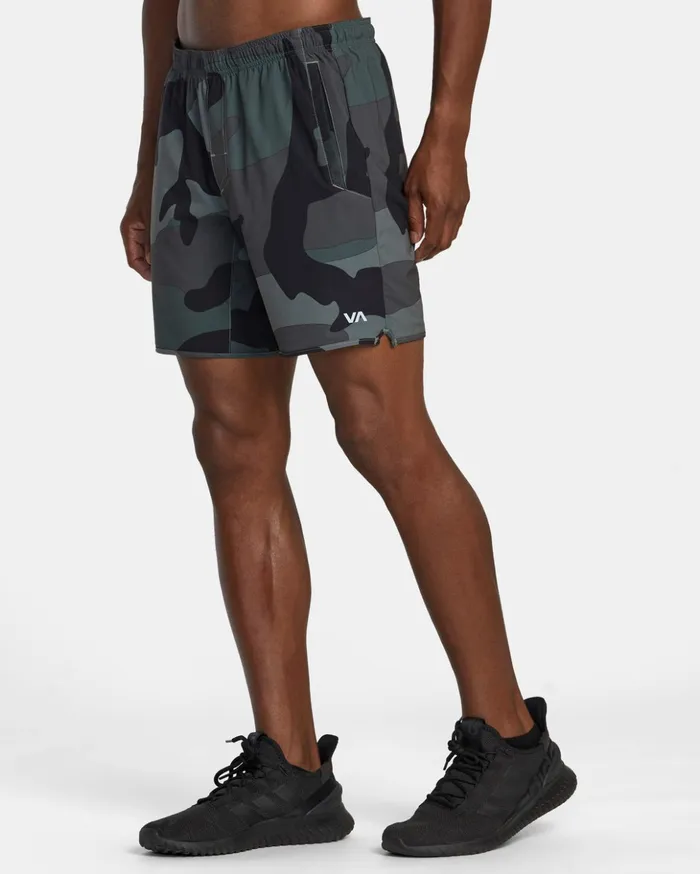 RVCA Shorts Hybrids Yogger Stretch Elastic Waist Shorts 17034 Big Camo 8211 Men RVCA Shorts Hybrids Yogger Stretch Elastic Waist Shorts 17034 Big Camo 8211 Men