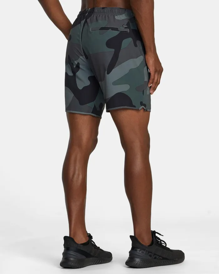 RVCA Shorts Hybrids Yogger Stretch Elastic Waist Shorts 17034 Big Camo 8211 Men RVCA Shorts Hybrids Yogger Stretch Elastic Waist Shorts 17034 Big Camo 8211 Men