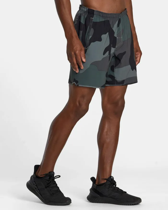 RVCA Shorts Hybrids Yogger Stretch Elastic Waist Shorts 17034 Big Camo 8211 Men RVCA Shorts Hybrids Yogger Stretch Elastic Waist Shorts 17034 Big Camo 8211 Men