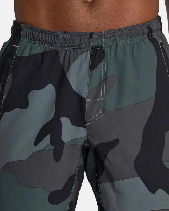 RVCA Shorts Hybrids Yogger Stretch Elastic Waist Shorts 17034 Big Camo 8211 Men RVCA Shorts Hybrids Yogger Stretch Elastic Waist Shorts 17034 Big Camo 8211 Men