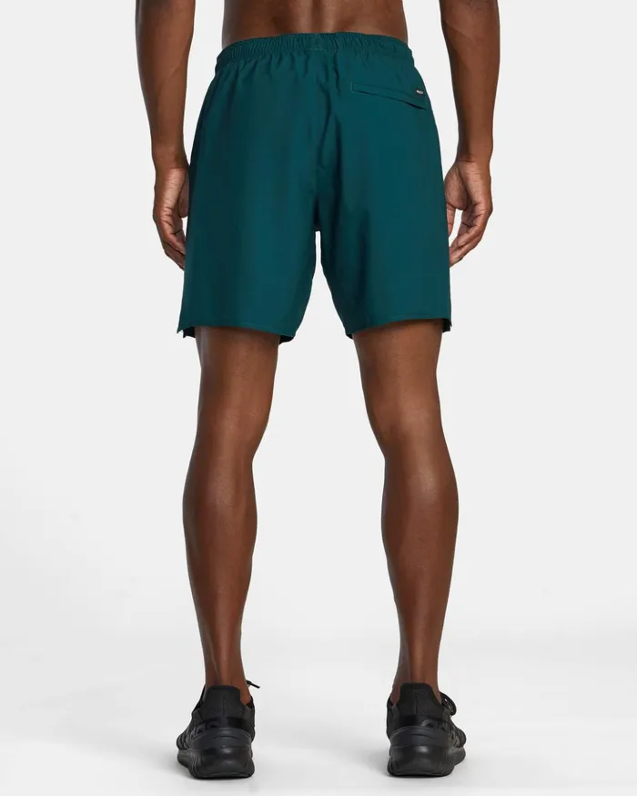 RVCA Shorts Hybrids Yogger Stretch Elastic Waist Shorts 17034 Deep Sea 8211 Men RVCA Shorts Hybrids Yogger Stretch Elastic Waist Shorts 17034 Deep Sea 8211 Men