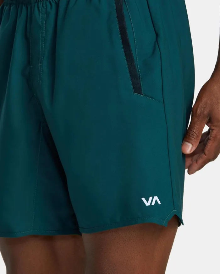 RVCA Shorts Hybrids Yogger Stretch Elastic Waist Shorts 17034 Deep Sea 8211 Men RVCA Shorts Hybrids Yogger Stretch Elastic Waist Shorts 17034 Deep Sea 8211 Men