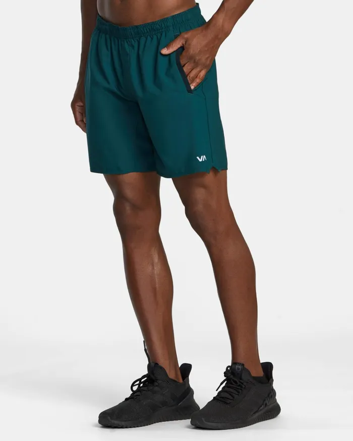 RVCA Shorts Hybrids Yogger Stretch Elastic Waist Shorts 17034 Deep Sea 8211 Men RVCA Shorts Hybrids Yogger Stretch Elastic Waist Shorts 17034 Deep Sea 8211 Men