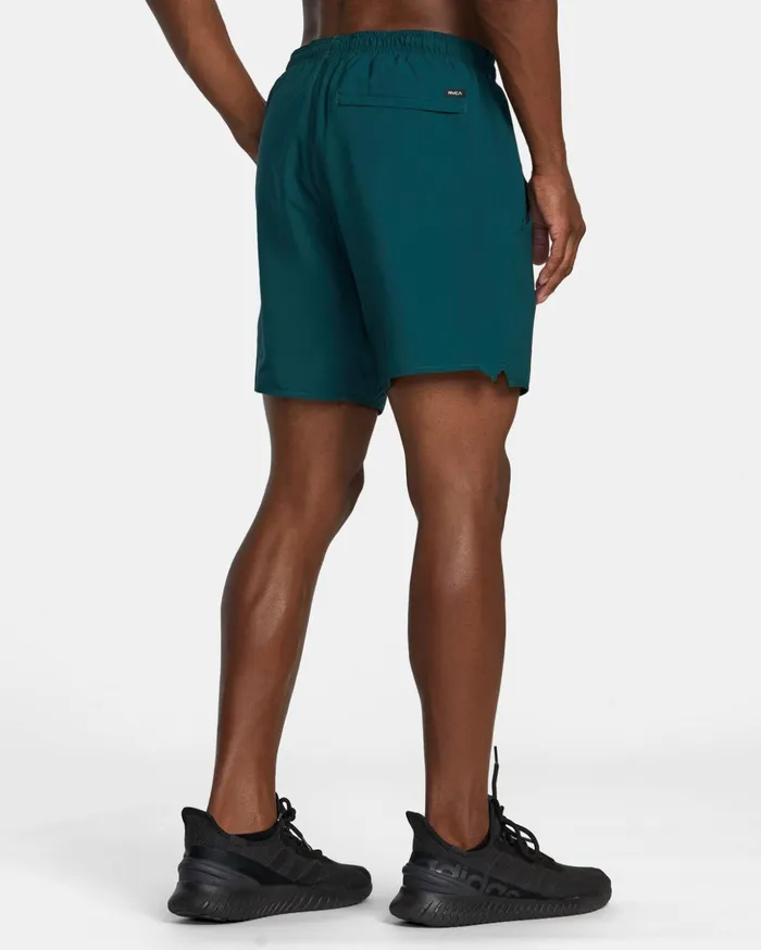 RVCA Shorts Hybrids Yogger Stretch Elastic Waist Shorts 17034 Deep Sea 8211 Men RVCA Shorts Hybrids Yogger Stretch Elastic Waist Shorts 17034 Deep Sea 8211 Men