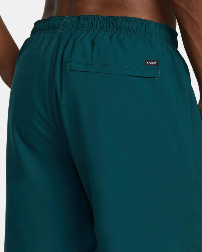 RVCA Shorts Hybrids Yogger Stretch Elastic Waist Shorts 17034 Deep Sea 8211 Men RVCA Shorts Hybrids Yogger Stretch Elastic Waist Shorts 17034 Deep Sea 8211 Men