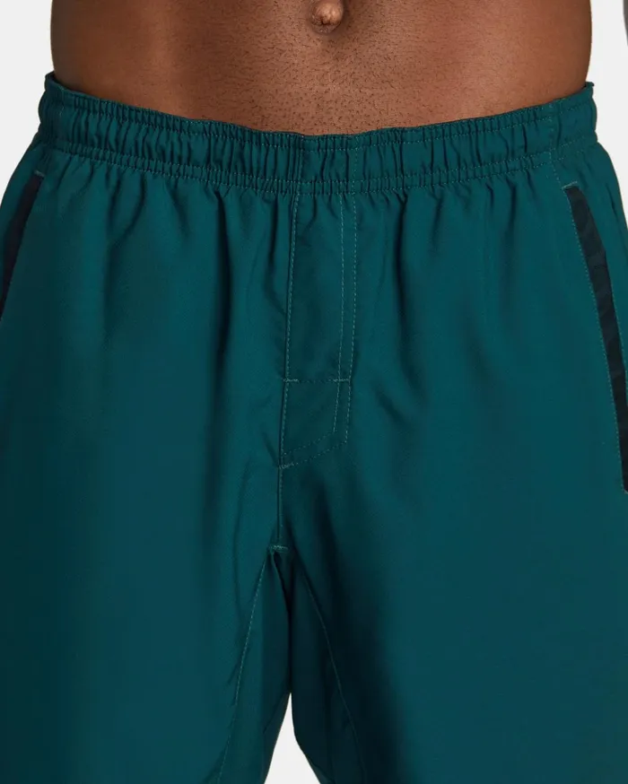RVCA Shorts Hybrids Yogger Stretch Elastic Waist Shorts 17034 Deep Sea 8211 Men RVCA Shorts Hybrids Yogger Stretch Elastic Waist Shorts 17034 Deep Sea 8211 Men