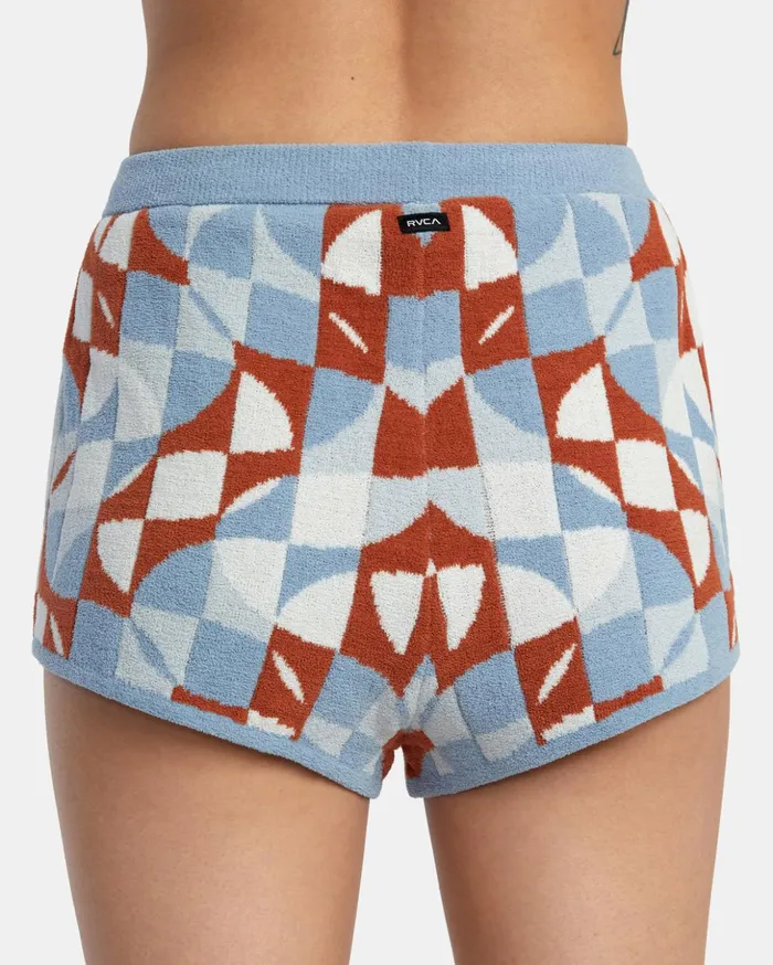 RVCA Shorts Skirts Geode Elasticized Shorts Sandlewood 8211 Women